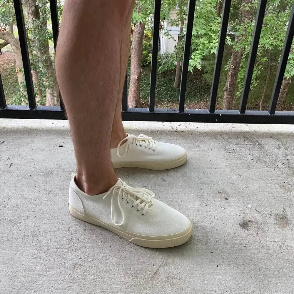 Everlane The Forever Sneaker in White Mens New Athletic Shoes - Picture 13 of 14
